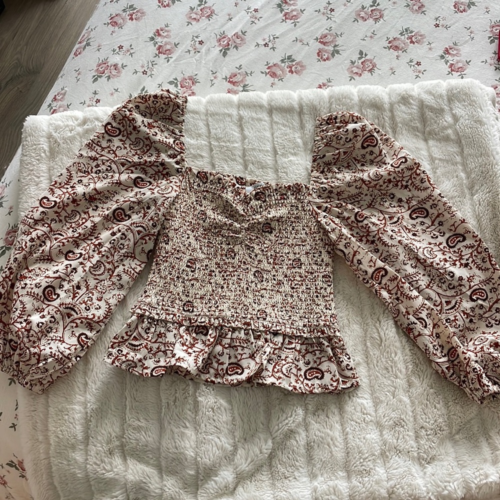 Peasant top - size S